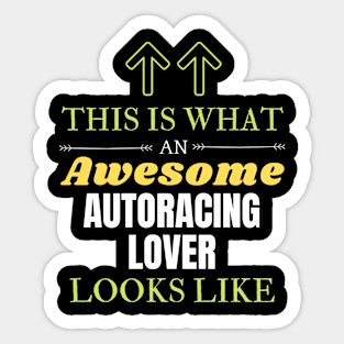 Autoracing Sticker